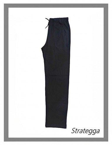 Malla mujer negra de algodón-lycra con bolsillos mod. 155